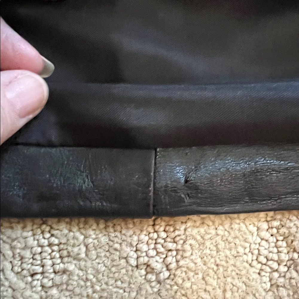 Vintage Y2K Wilson’s Black Leather Mini Skirt - Picture 10 of 10